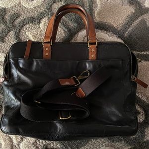 Fossil Defender Double Zip Workbag Black MBG934600